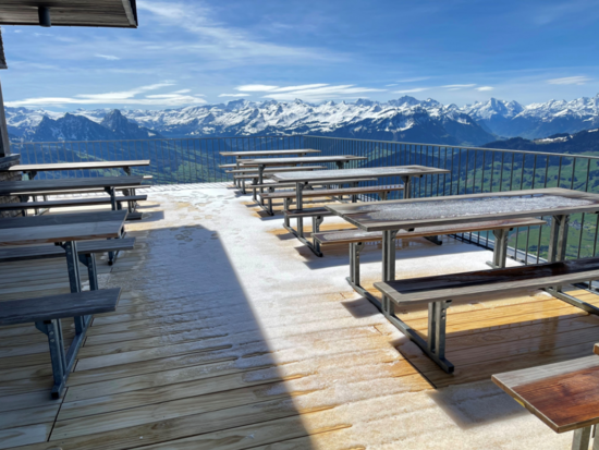 Berggasthaus Wildspitz Terrasse